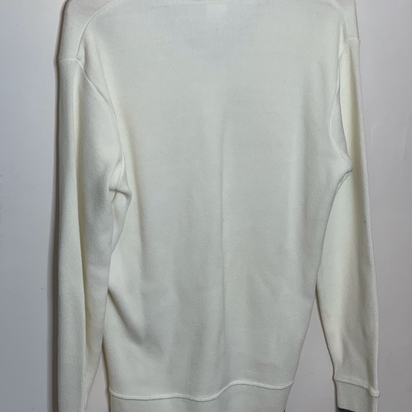 White Lacoste Sweater Size 5 - Picture 5 of 5